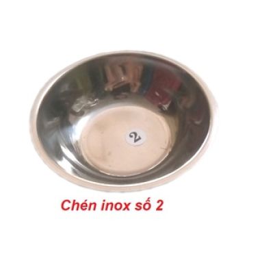 Chén chum inox số 2