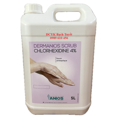 Dung dịch tửa tay phẫu thuật Dermanios Scrub Cholorhexidine 4%