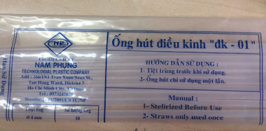 Ống hút điều kinh (Bịch 10 ống)