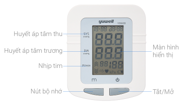 Huyết áp điện tử Yuwell YE660B