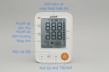 Huyết áp điện tử Yuwell YE650A