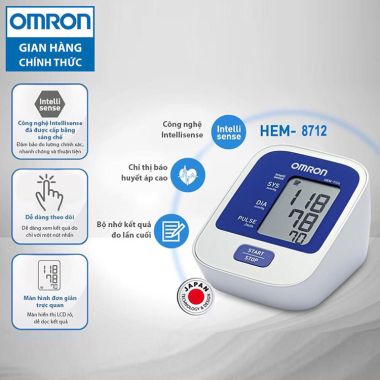 Máy đo huyết áp điện tử Omron HEM-8712