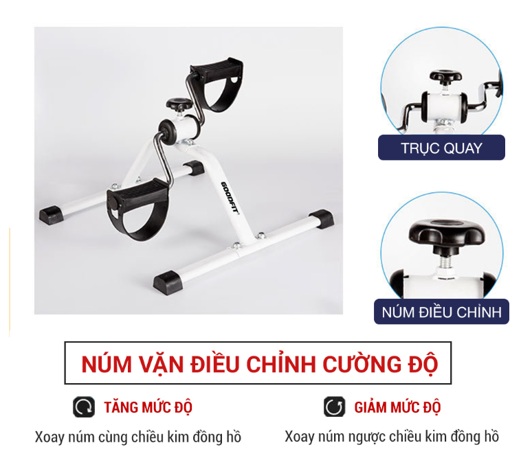 Xe đạp mini tại nhà, văn phòng GoodFit GF003MB