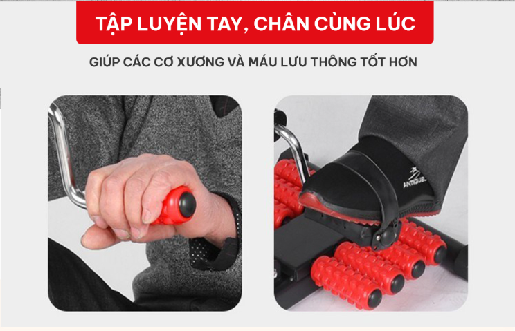 Xe đạp tập thể dục trị liệu, phục hồi chức năng GoodFit GF005PE