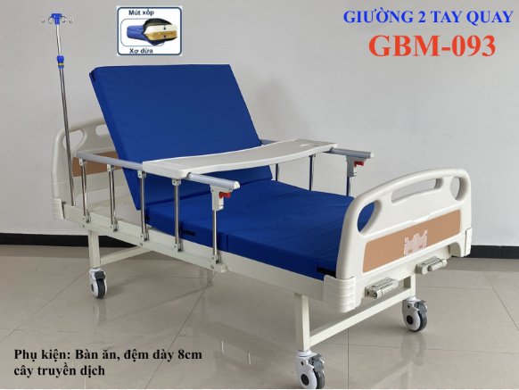 Giường y tế 2 tay quay GBM-093