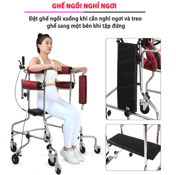 Khung tập đi và tập đứng cho người tai biến GBM-021