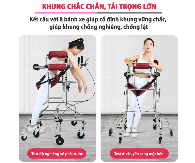 Khung tập đi và tập đứng cho người tai biến GBM-021