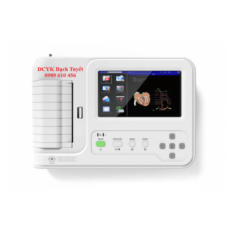 Máy điện tim 6 cần Contec ECG-600G