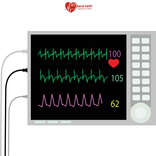 Theo dõi bệnh nhân sau phẫu thuật với máy điện tim