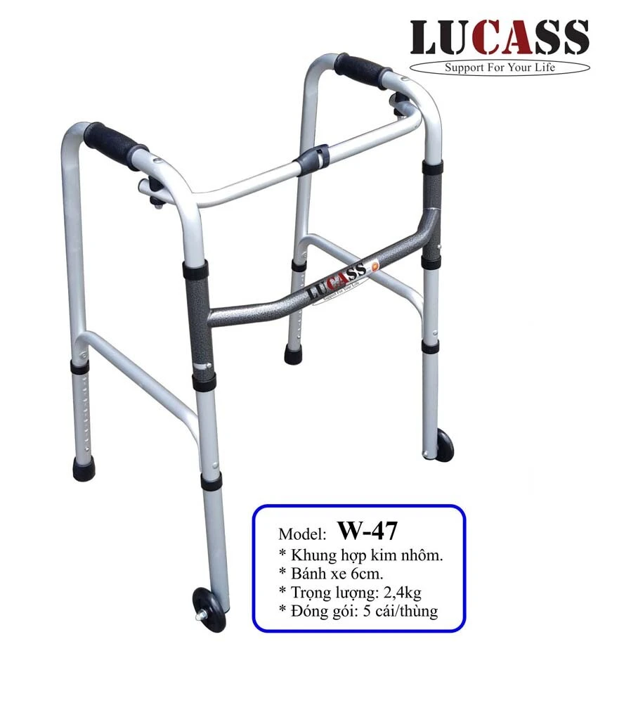 Khung tập đi bánh nhỏ Lucass W-47